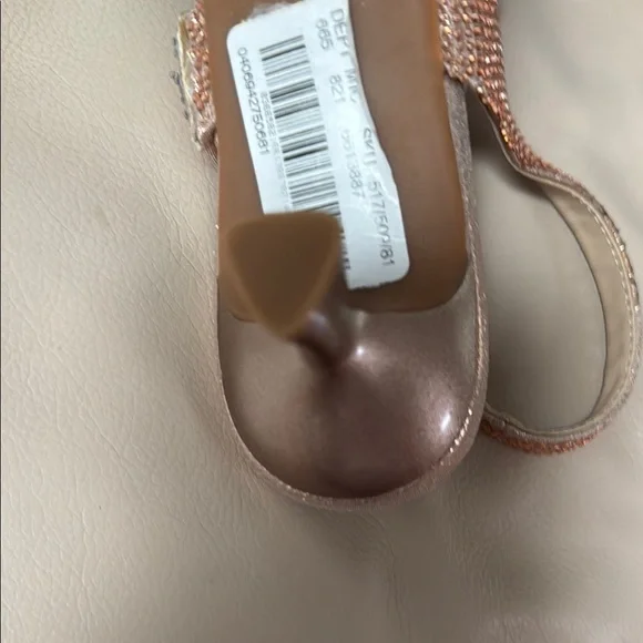 Alex Marie Blush Pink Kitten Heel Sling Back - Picture 10 of 12